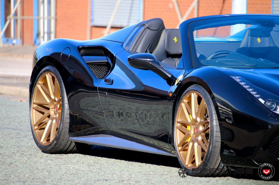  Ferrari 488 Spider on Vossen Wheels (VPS-314) 2016 года  (фото 19 из 25)